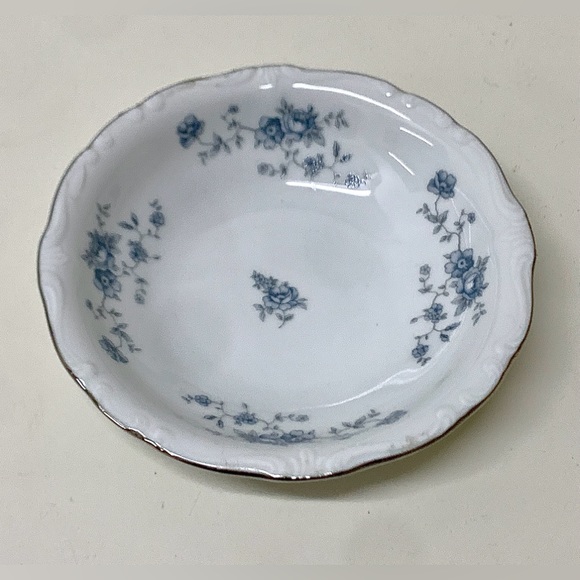 Vintage Discontinued Johann Haviland Blue Garland Dessert Fruit Sauce Bowl - Picture 13 of 14